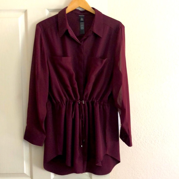 🍷 Gorgeous Chico’s Black Label Sheer Utility Jacket - Picture 1 of 9